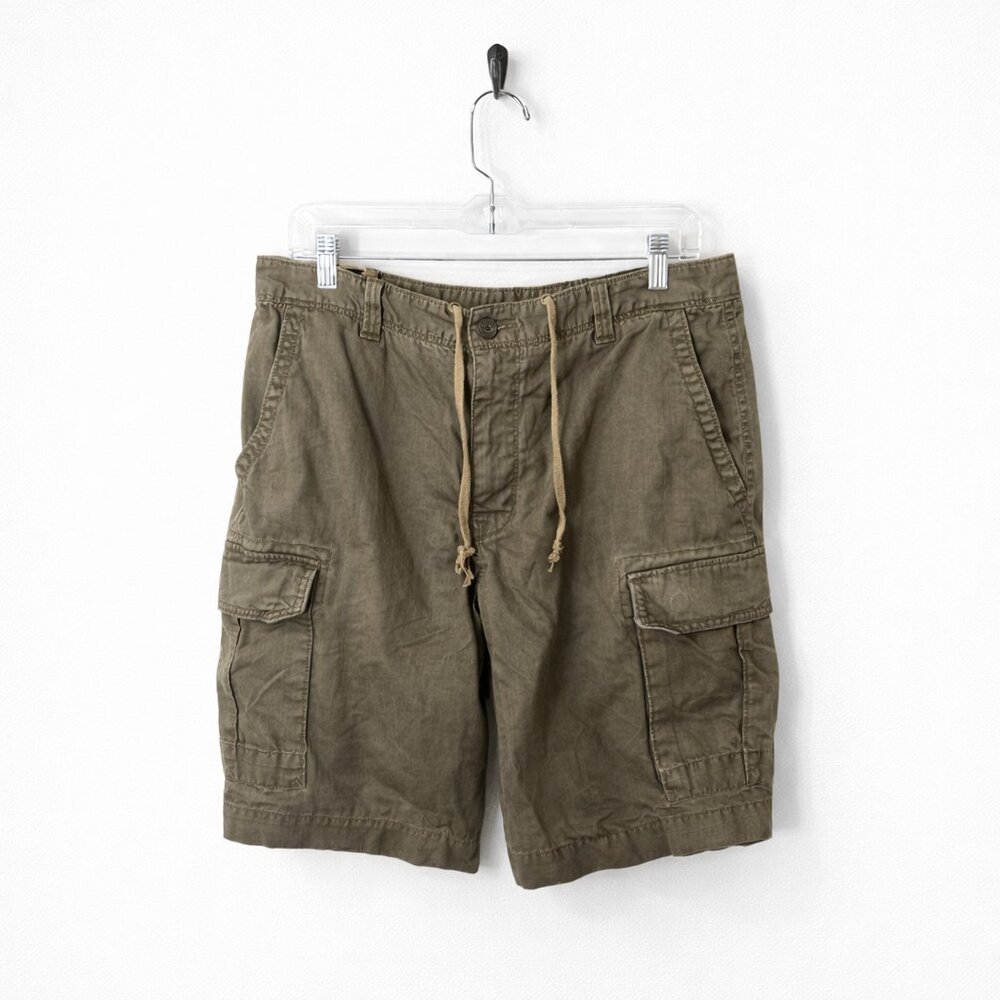 Banana Republic Cotton Shorts Khaki Gorpcore Utility Outdoorsy Mens 34